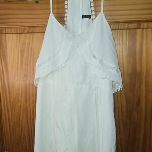 Depri white short Romper size Large Preloved Condition!